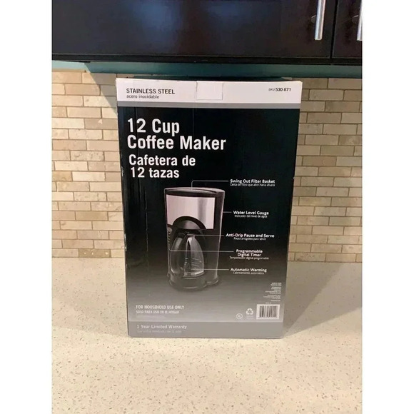 Mr. Coffee 12 cup Coffeemaker Model XQ626-WT       Tm - Picture 3 of 5